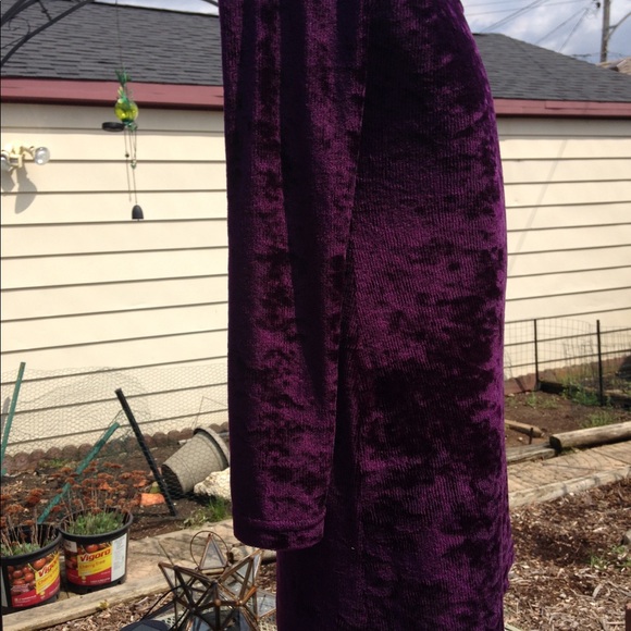 π Chorus Line velveteen Purple Dress π - Picture 2 of 5